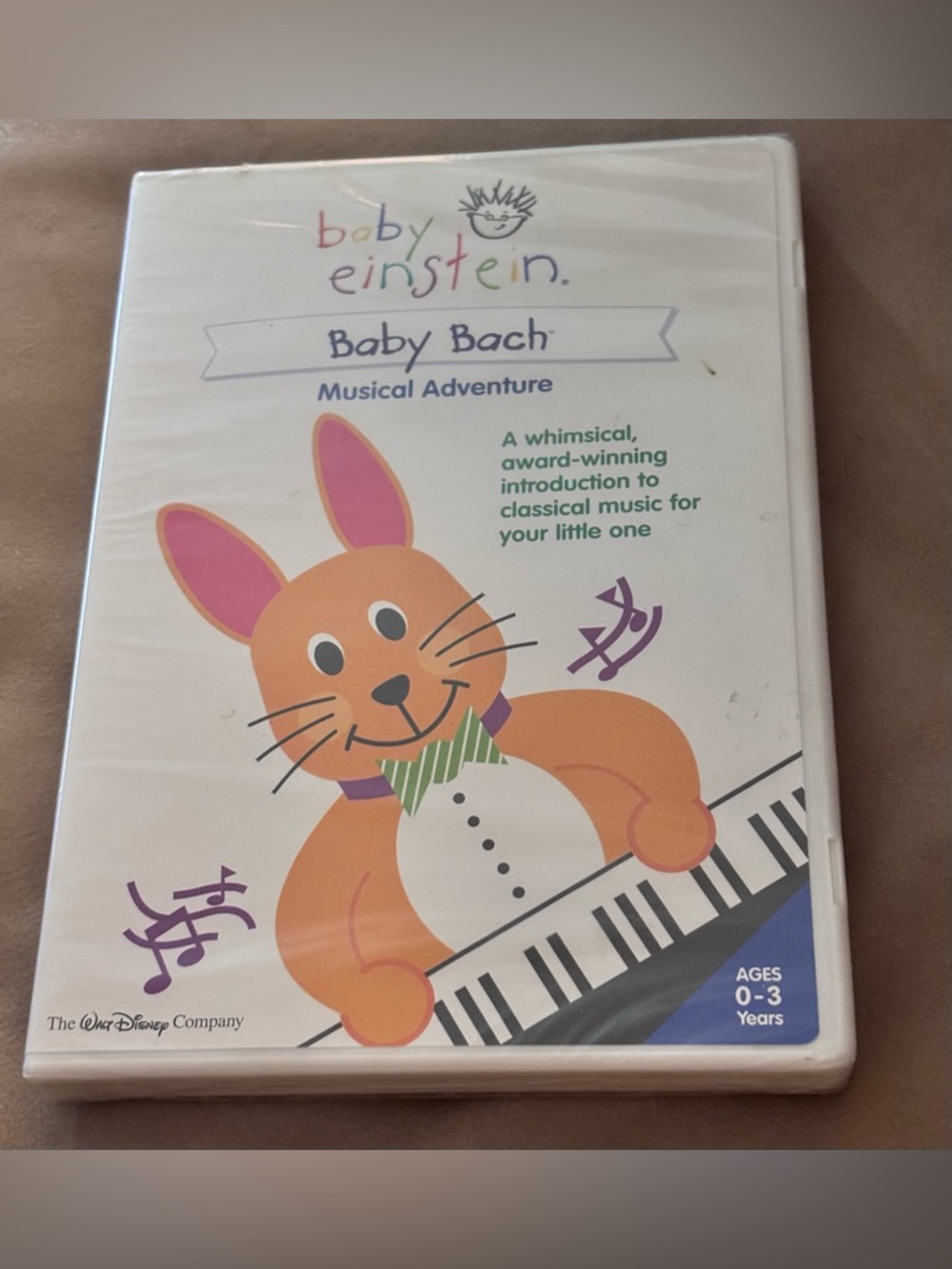 Baby Einstein Baby Bach Musical Adventure DVD Ages 0–3 New Sealed